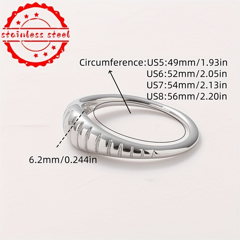 Unisex Vintage Stainless Steel Knot Horn Ring